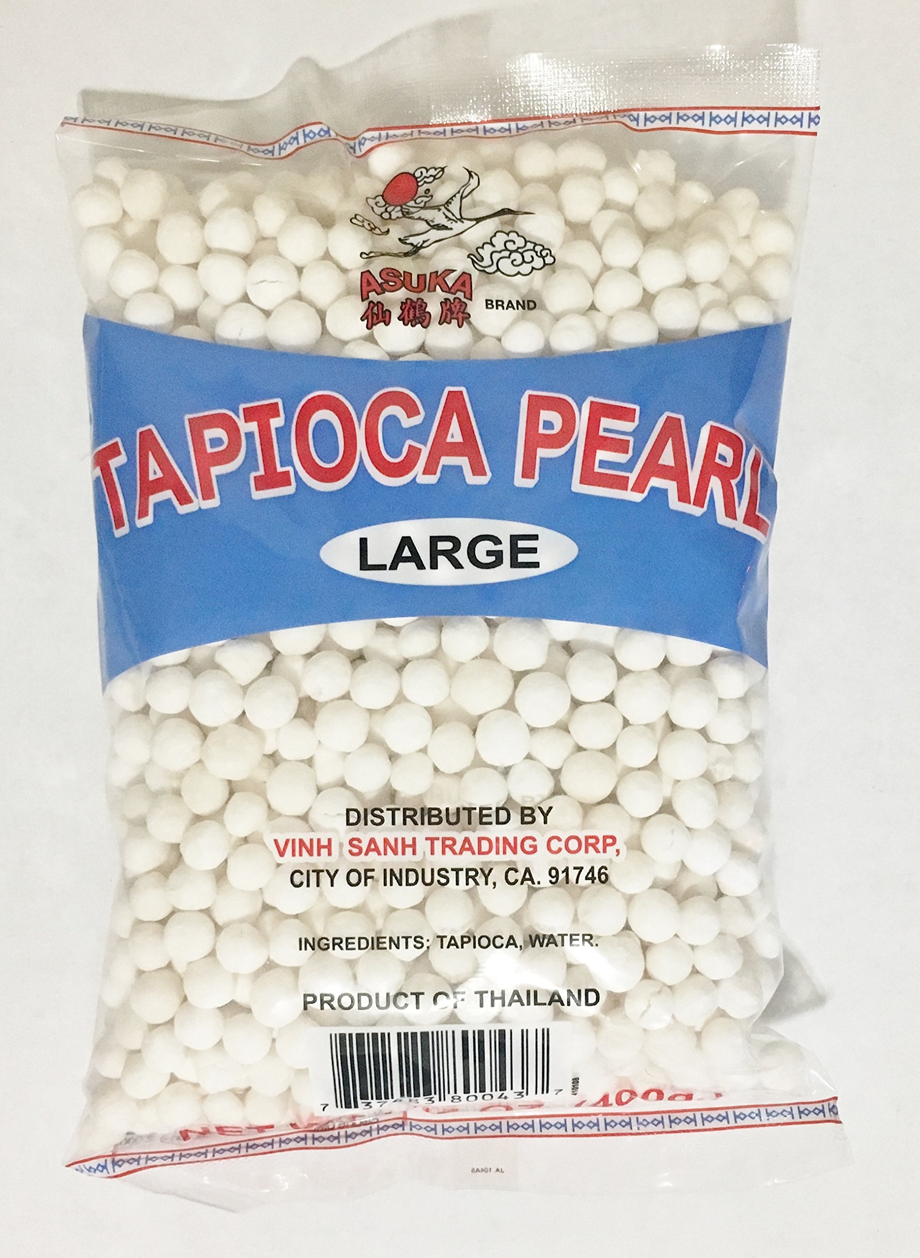 Amazon.com: 14oz Asuka Tapioca Pearl White Large (One Bag